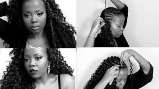 HOW TO  INSTALL CROCHET BRAIDS TECHNIQUE amp TIPS [upl. by Gronseth]