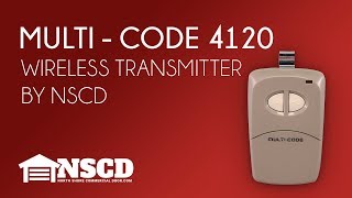 Multi Code 4120 Wireless Transmitter Remote by Liftmaster [upl. by Ajssatsan]