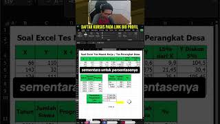 Cara Menghitung Keuntungan dan Persentasenya tutorialexcel belajarexcelpemula belajarexcel [upl. by Jc]