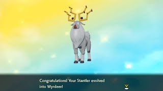 How to Evolve Stantler into Wyrdeer  Pokémon Legends Arceus [upl. by Beekman]