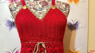 BLUSA O TOP A CROCHET FACIL [upl. by Thorbert]