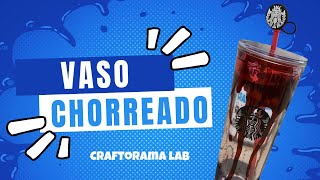 TUTORIAL VASO CHORREADO  EFECTO LAVA  SNOW GLOBE TUMBLER  PARA HALLOWEEN [upl. by Wilburn]