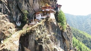 Hiking to Tigers Nest  Taktsang  Paro Bhutan [upl. by Stew171]