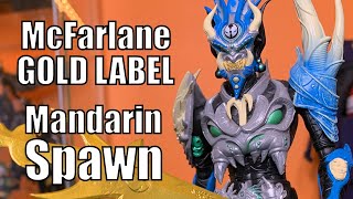 McFarlane Toys Gold Label Mandarin Spawn Blue Variant Image Comics Unboxing [upl. by Ahsima204]