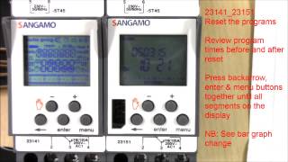 Sangamo DIN 23141 amp 23151  Reset the programms [upl. by Violette27]