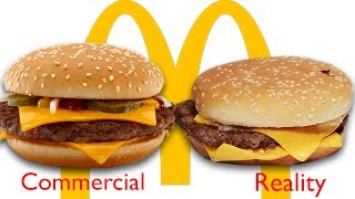 McDonalds Ads vs The Real Thing [upl. by Waers]