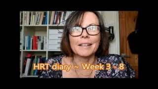 HRT menopause diary  Week 3 to 8 [upl. by Elvah]