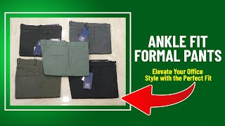 Ankle Fit Formal Pants Elevate Your Office Style with the Perfect Fit  1 Piece Courier BSG Garments [upl. by Lorin868]