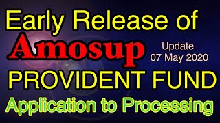 AMOSUP Provident Fund Update Application to Processing  Release of Check [upl. by Mccarthy226]