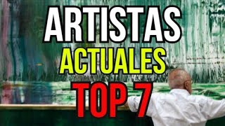 LISTA Los 7 pintores actuales más famosos del mundo  Arte Moderno Pop o Abstracto [upl. by Hanid755]