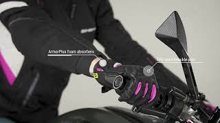 SHIMA Rush Ladies Motorcycle Gloves [upl. by Enyawud]