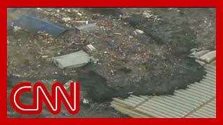 Watch a massive tsunami engulf entire towns in Japan 2011 [upl. by Tracie348]