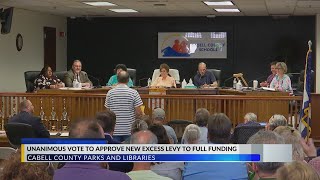 Board votes to restore funding to Cabell County libraries parks [upl. by Richman]