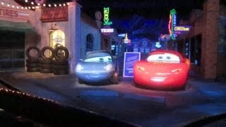 Radiator Springs Racers Luigi side front seat onride HD POV Disneys California Adventure [upl. by Aliehs]