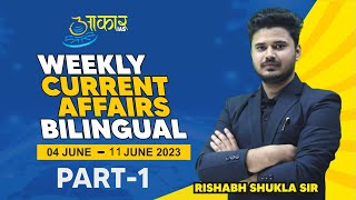 WEEKLY CURRENT AFFAIRS  AAKAR IAS  BY RISHABH SIR [upl. by Ydal608]