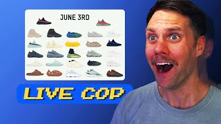 LIVE COP YEEZY SLIDE DAY [upl. by Mallis]