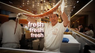 Michelin Star brands conveyor belt sushi in Tokyo 2024 [upl. by Arimay6]