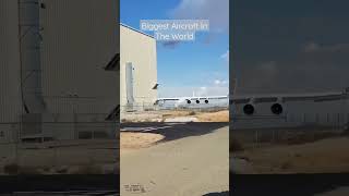 Biggest Aircraft Ever stratolaunch aviation airplanes aircraft viral viralshorts mojave [upl. by Adnahcir]