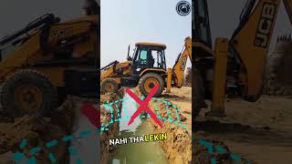 This JCB driver found himself in a very tricky situation 😱🫡 respect shorts ytshorts [upl. by Donadee]