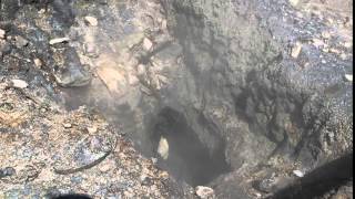 Fumarole at Solfatara Volcano in Pozzuoli near Naples [upl. by Gunar]