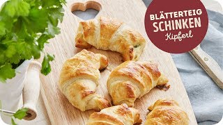 BlitzRezept Schinkenkipferl [upl. by Ettenirt216]