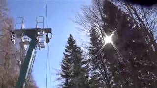 Risalita integrale skilift Leitner quotAbetinaquot  Abetone PT  Téléski  Telesquí  滑雪缆车  スキーリフト [upl. by Kirwin]