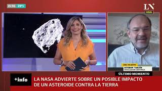 La NASA estudia un asteroide gigante capaz de provocar el quotfin del mundoquot [upl. by Maximilianus]