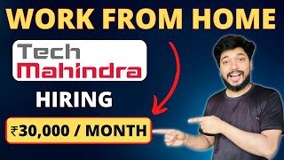 Tech Mahindra Recruitment 2023  Work from Home Jobs  Tech Mahindra Work from Home Job4freshers [upl. by Kcirdle]